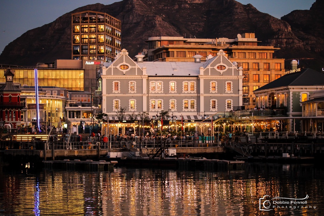 Evening harbour view